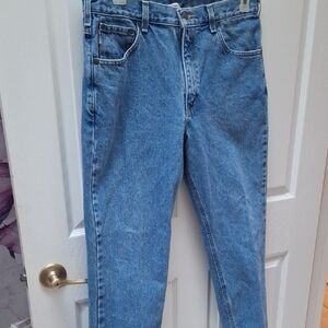 q Mens Carhartt Traditional Fit Denim Jeans Nice Condition 35x30